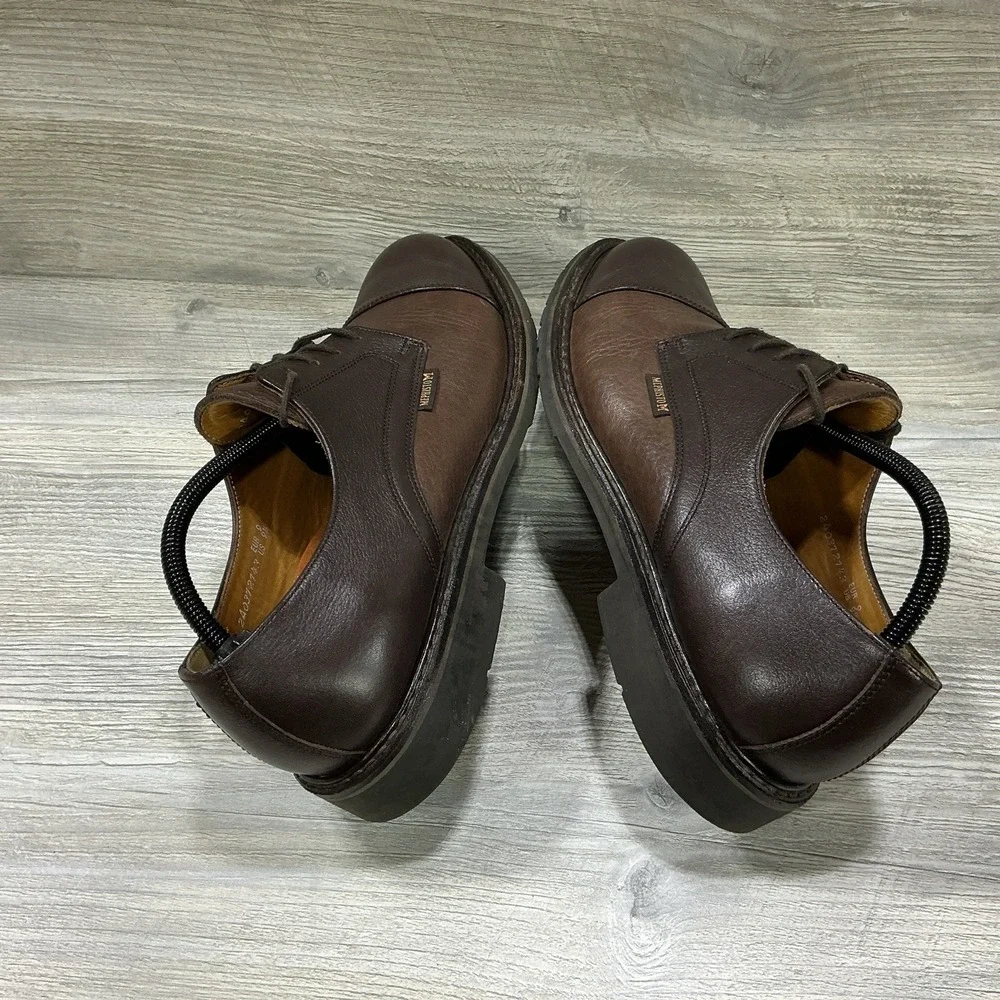 Mephisto Melchior Men's Size US 9.5 Goodyear Welt Brown Dress Shoes Lace Up